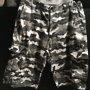 Camo Cargo Shorts